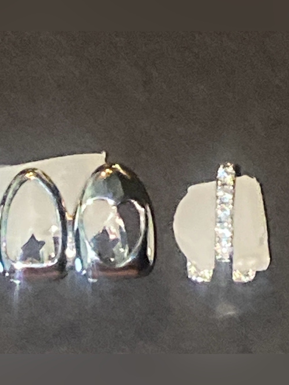 DENTAL GRILL ACCESSORY ICED
PAVE CZ SET NEW !!